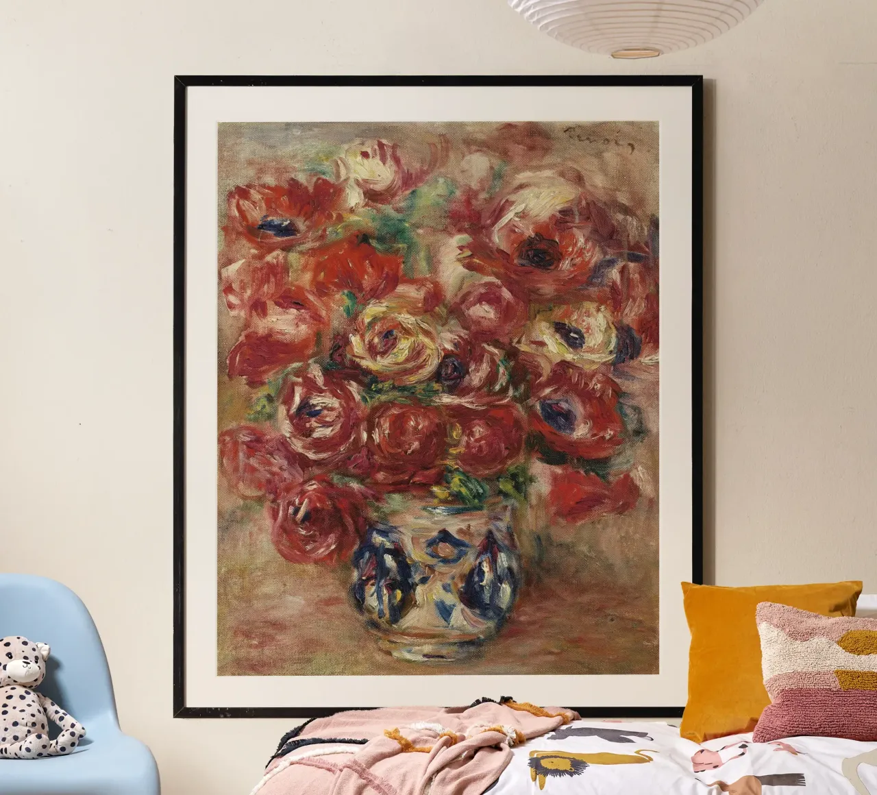 Pierre-Auguste Renoir - Fiori in un vaso carta hahnemühle da Timeless Artworks