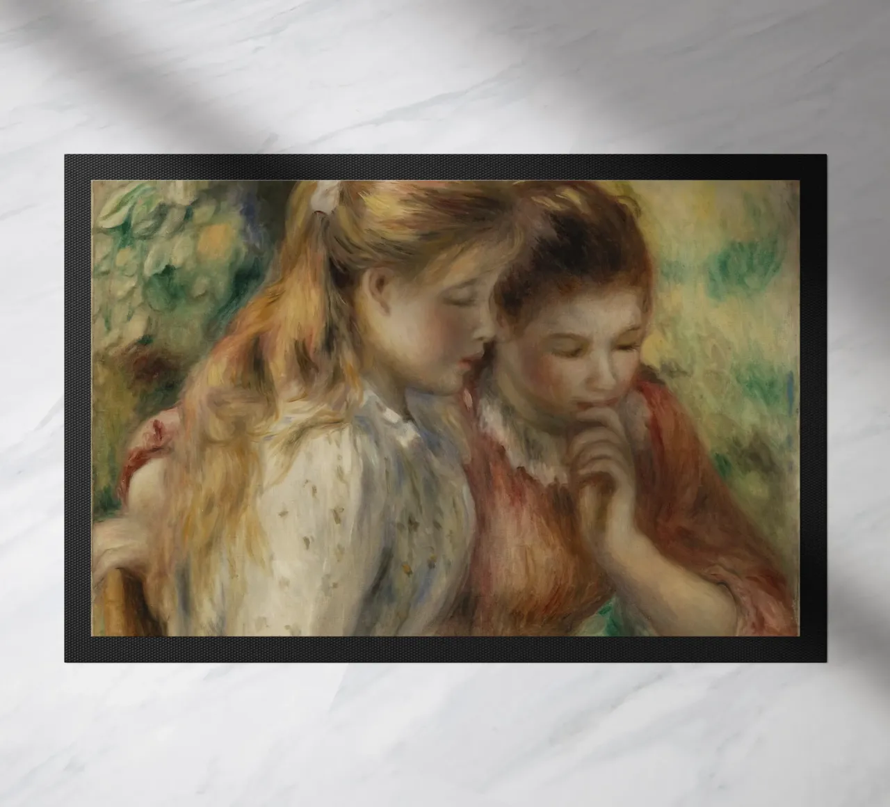 Pierre-Auguste Renoir - De lezing deurmat van Timeless Artworks