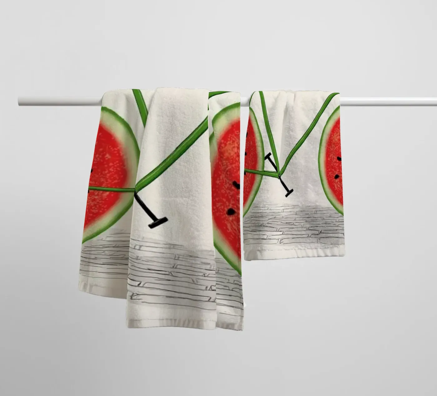 Juicy badhanddoek van Florent Bodart