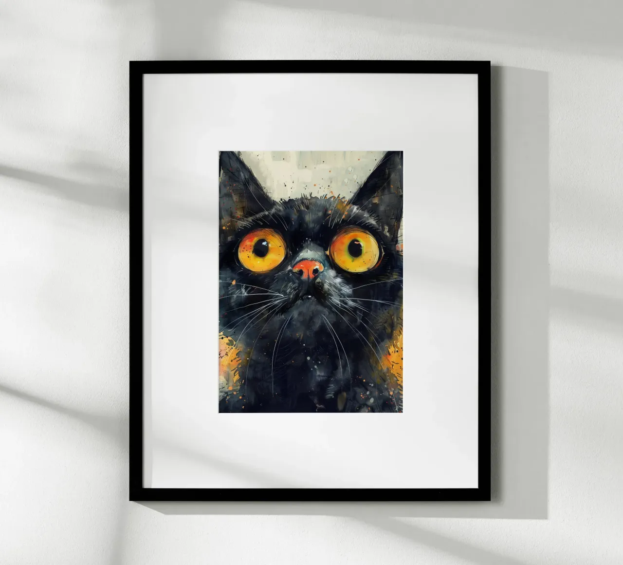 Gatto nero poster da Justyna Jaszke JBJart