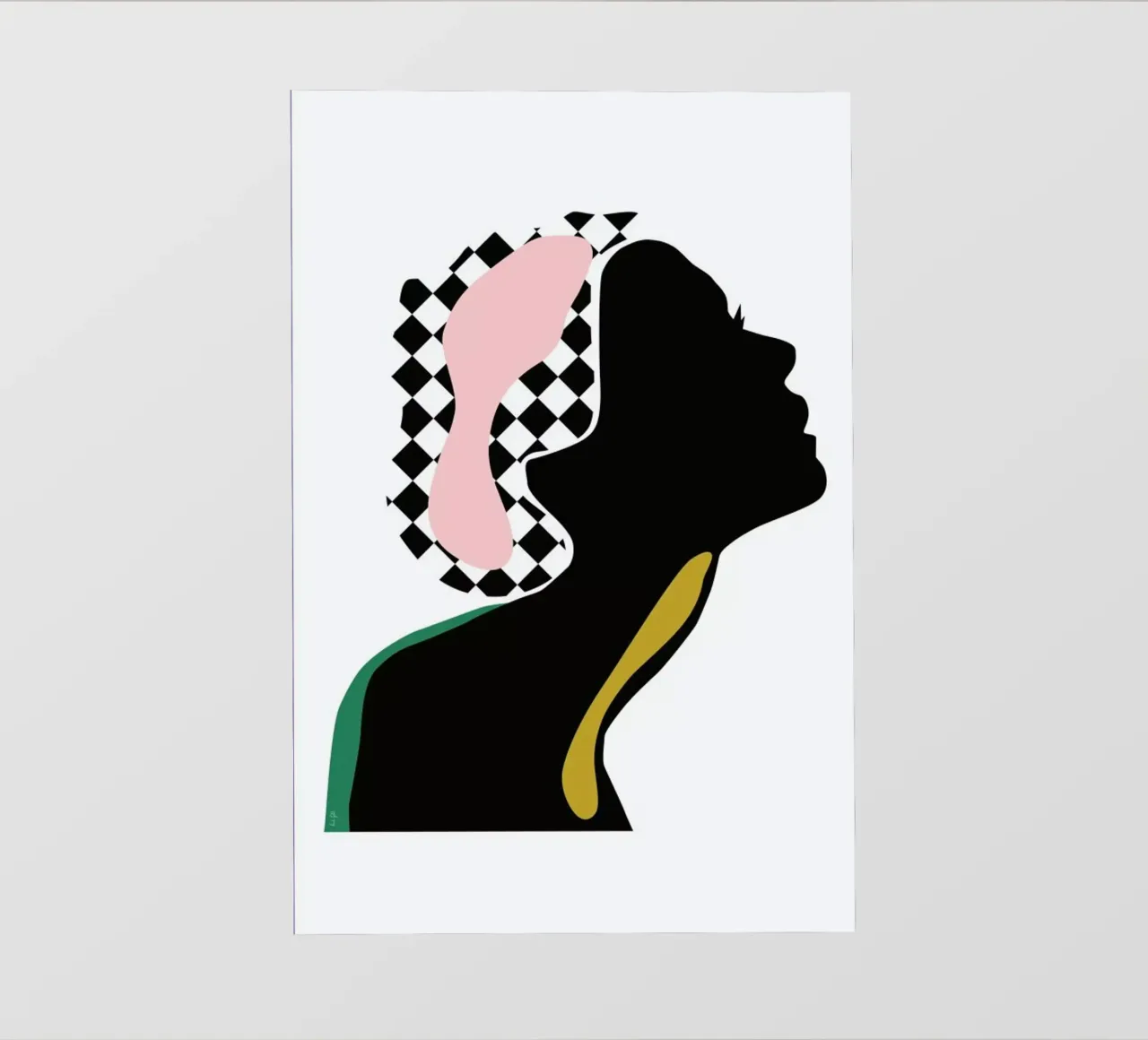 Silhouette telo in pvc da Linda Gobeta