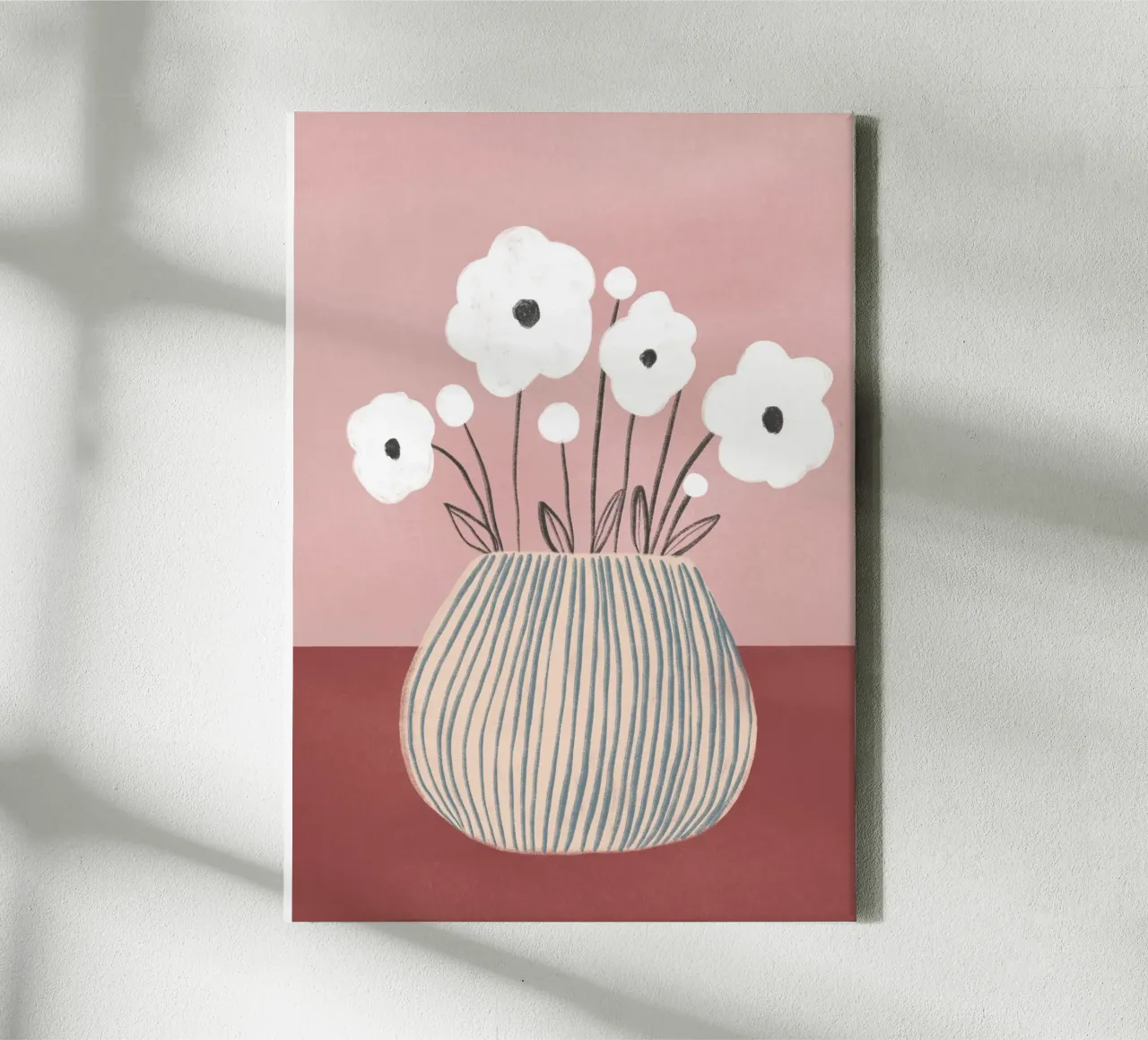 Blossom Study I - Blumenvase Leinwand von BAINAI