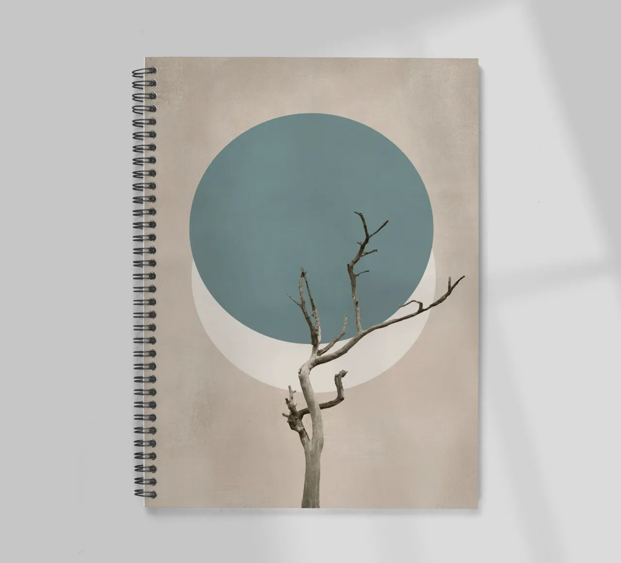 Nature in circles spiral notebook by Carinaprint