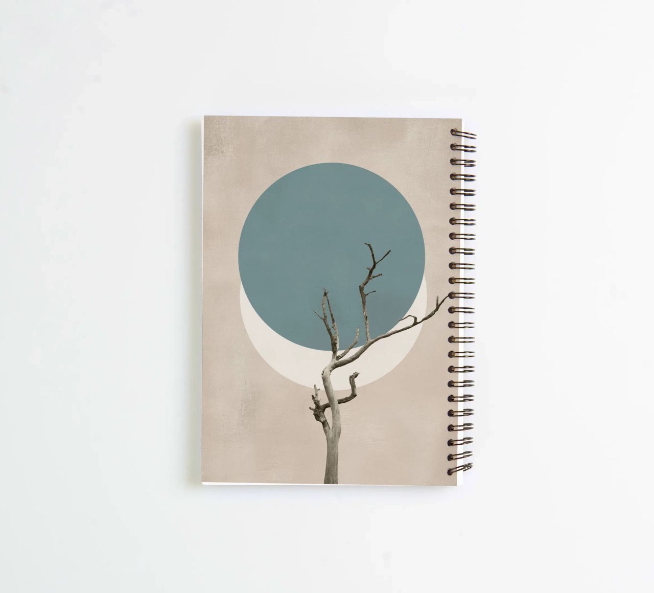 Nature in circles spiral notebook by Carinaprint