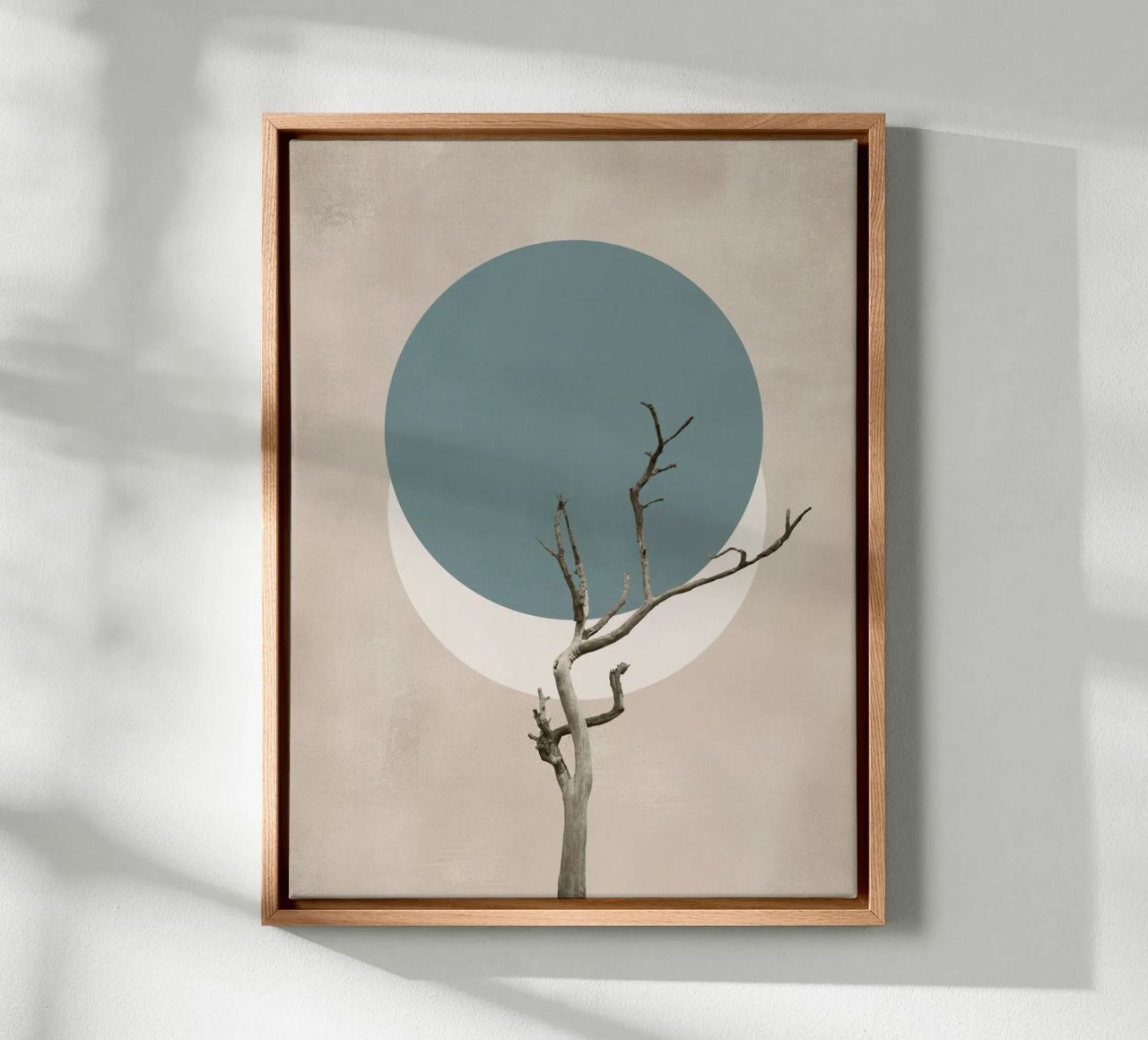 Nature in circles canvas by Carinaprint