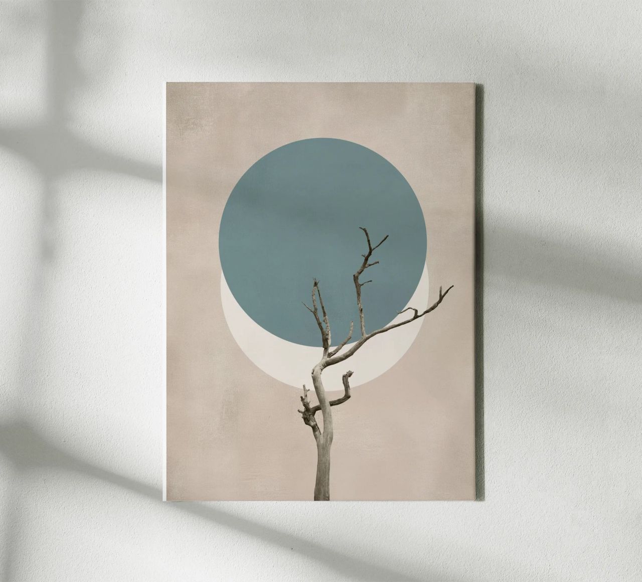 Nature in circles canvas by Carinaprint