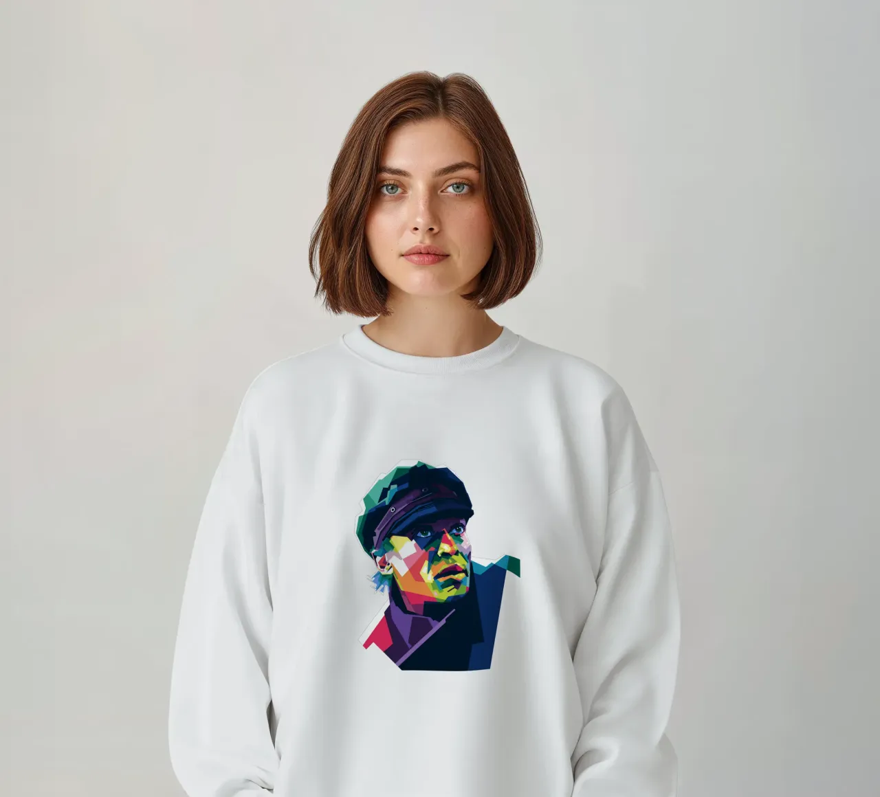 Miles Davis in WPAP style sweatshirt by Alkahfsmart