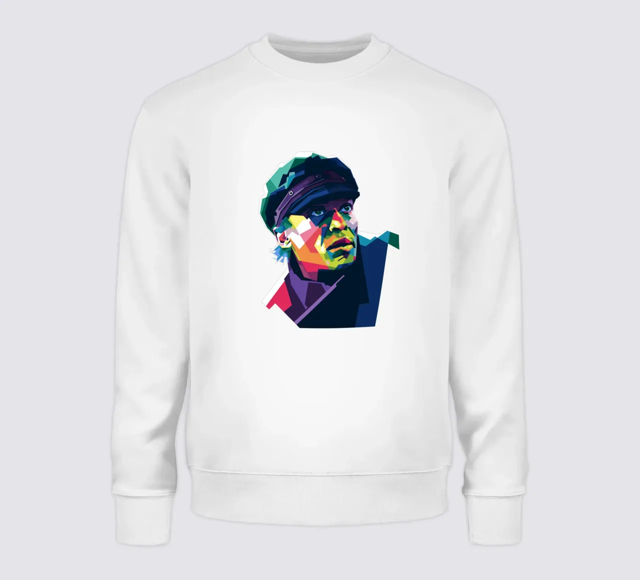 Miles Davis in WPAP style sweatshirt by Alkahfsmart