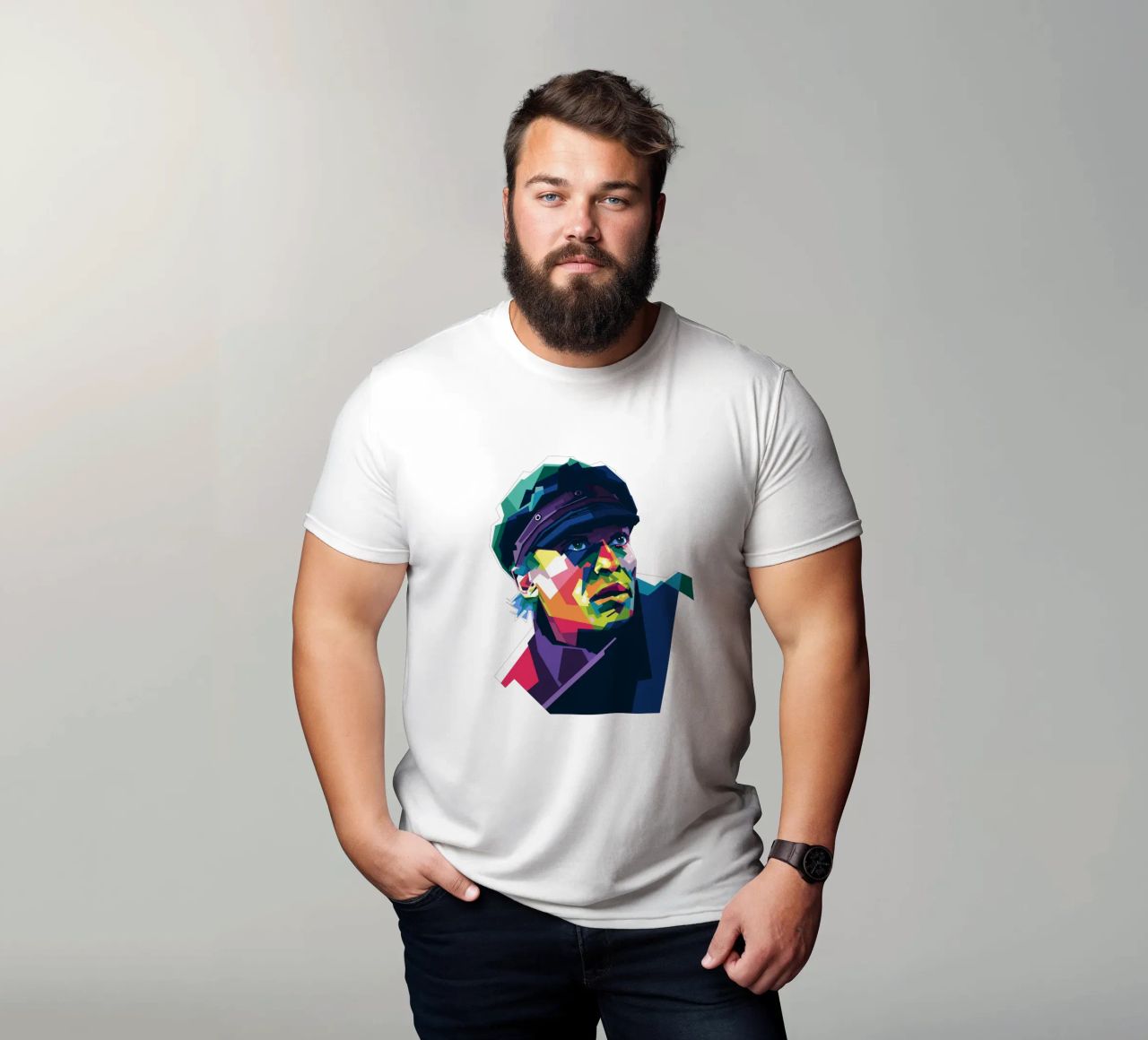 Miles Davis in stile WPAP t-shirt da Alkahfsmart