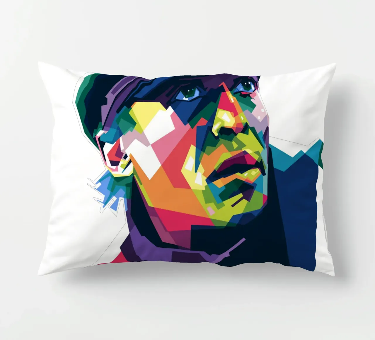 Miles Davis dans le style WPAP coussin de Alkahfsmart