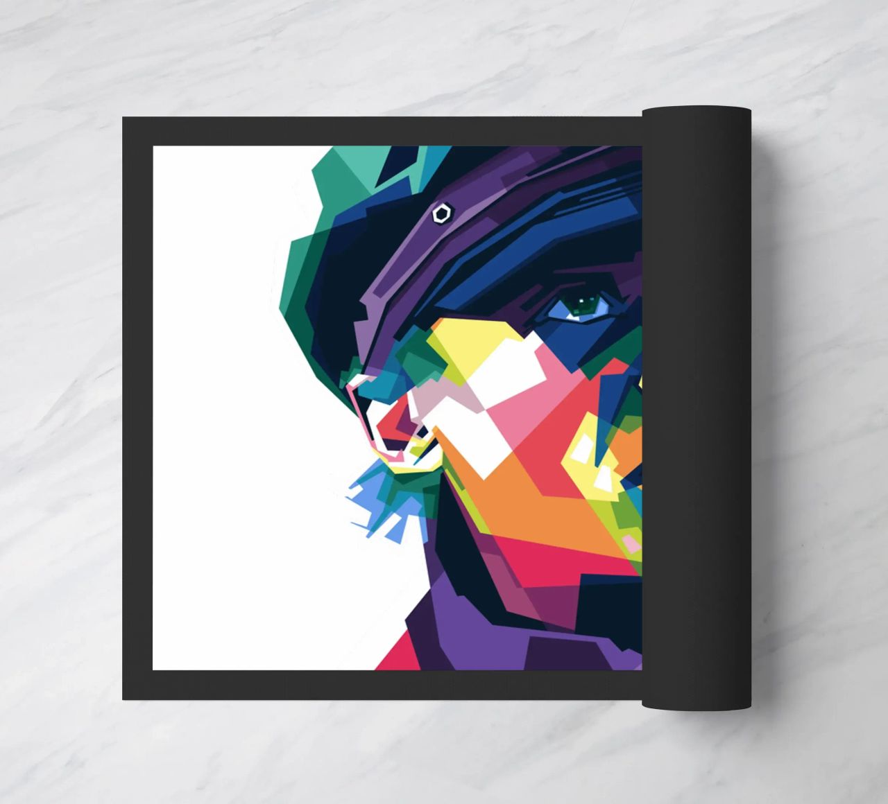 Miles Davis in stile WPAP zerbino da Alkahfsmart