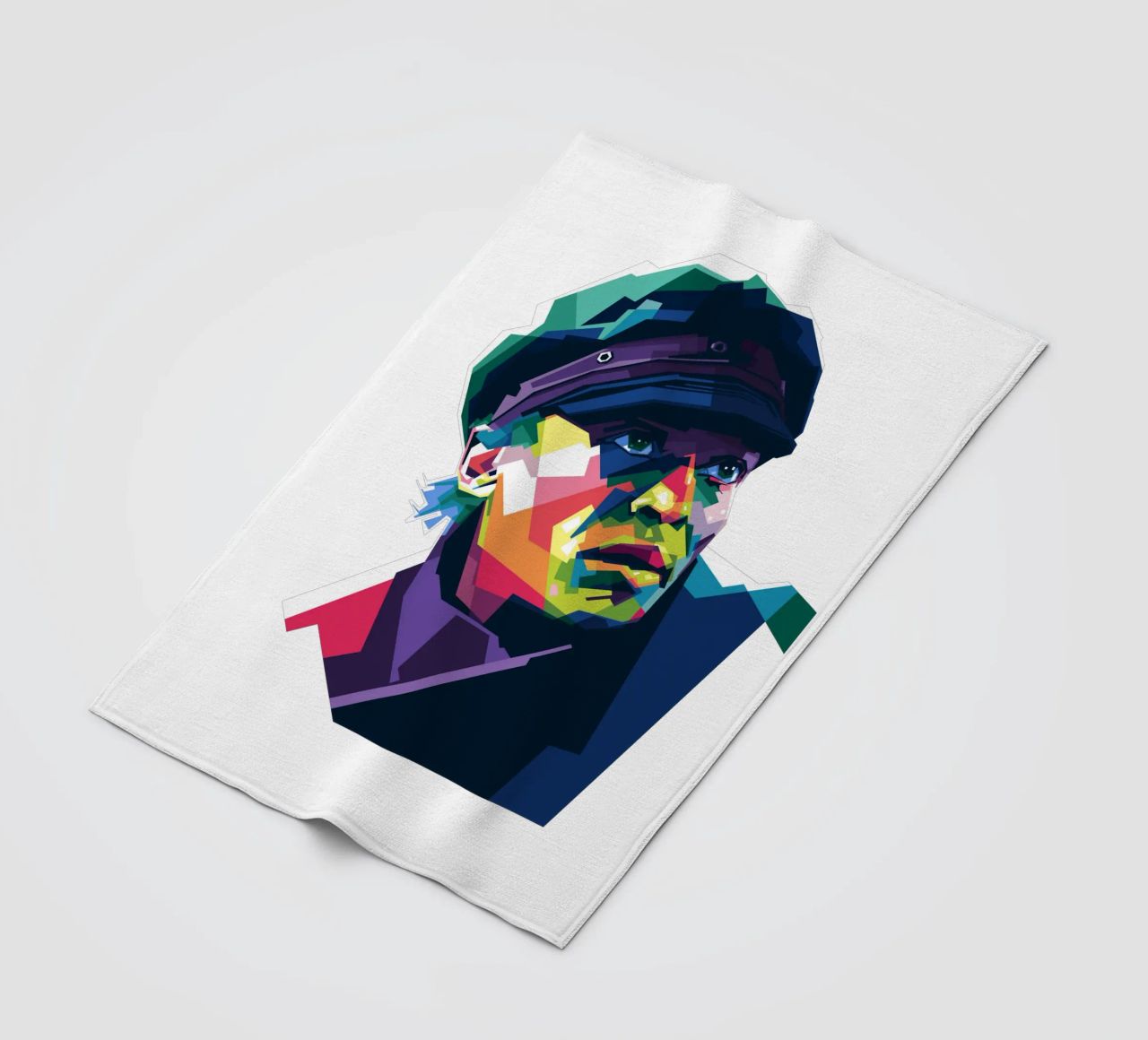 Miles Davis in stile WPAP coperta in pile da Alkahfsmart
