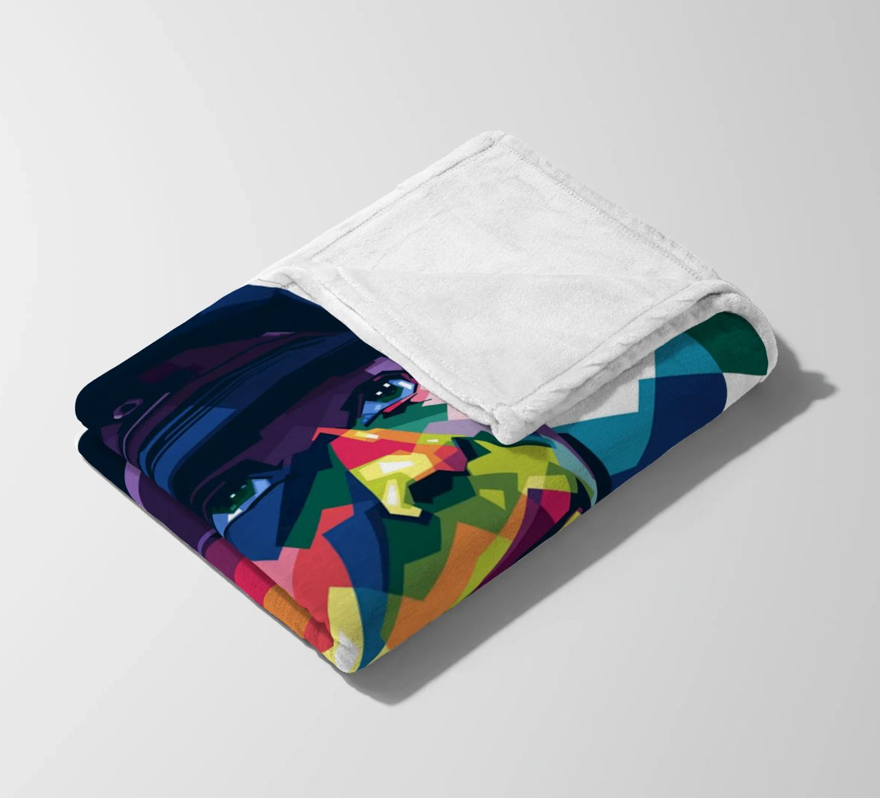 Miles Davis in stile WPAP coperta in pile da Alkahfsmart