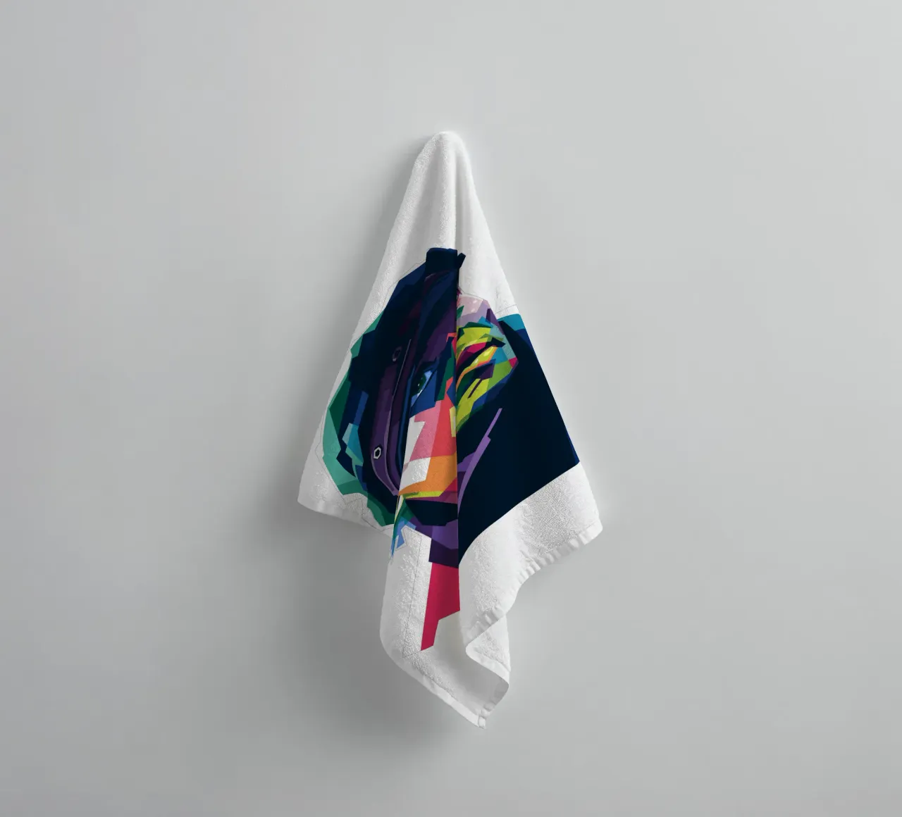 Miles Davis in WPAP style towel by Alkahfsmart