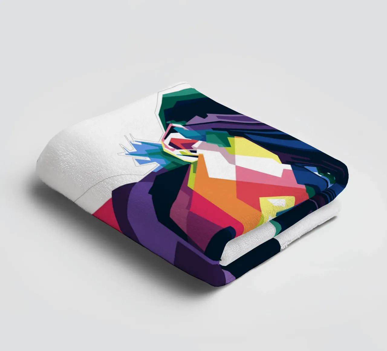 Miles Davis in WPAP style towel by Alkahfsmart