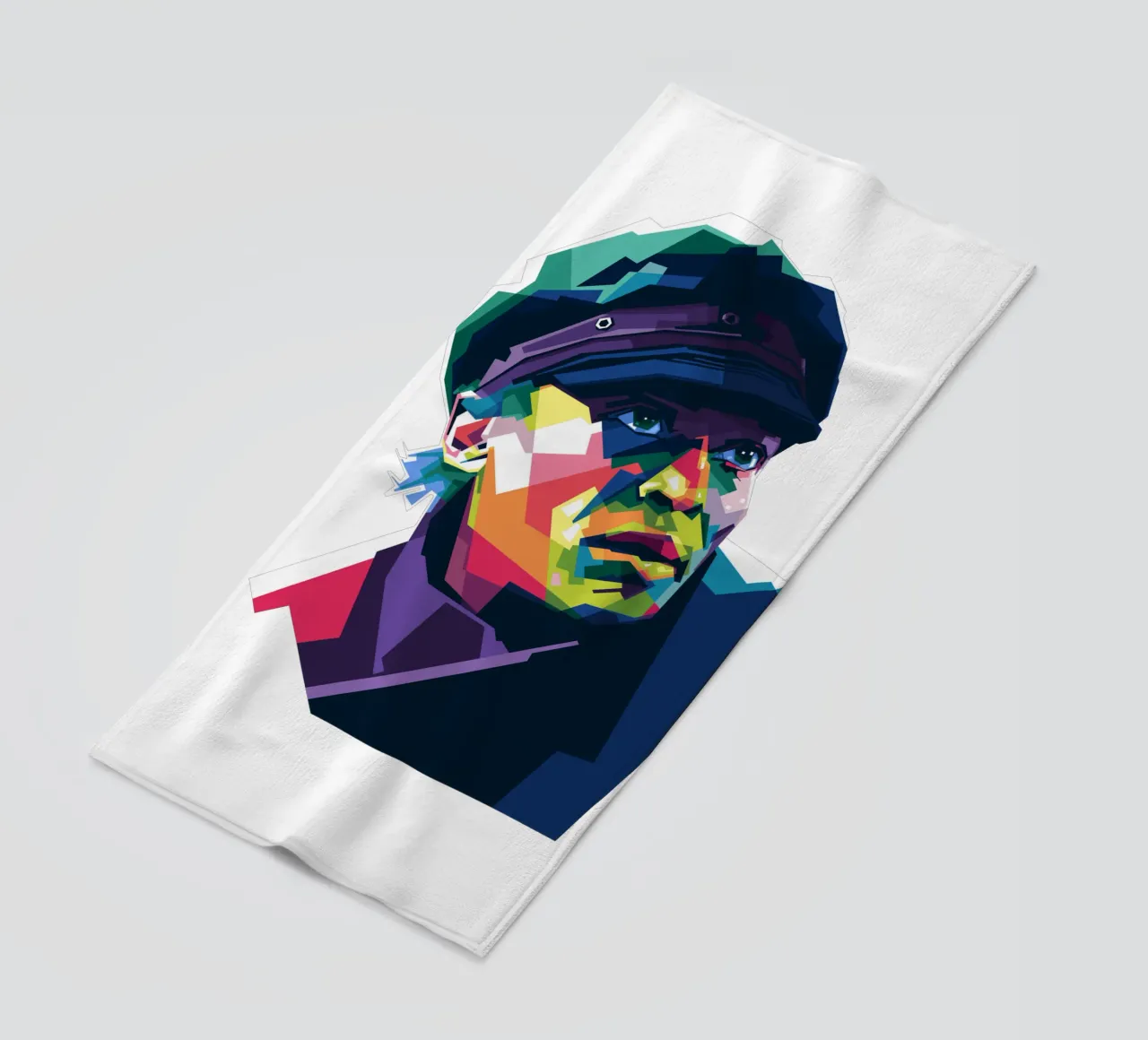 Miles Davis in stile WPAP telo mare da Alkahfsmart