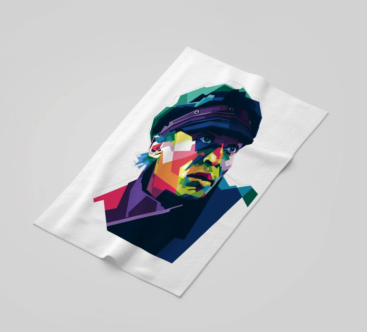 Miles Davis al estilo WPAP toalla de playa de Alkahfsmart
