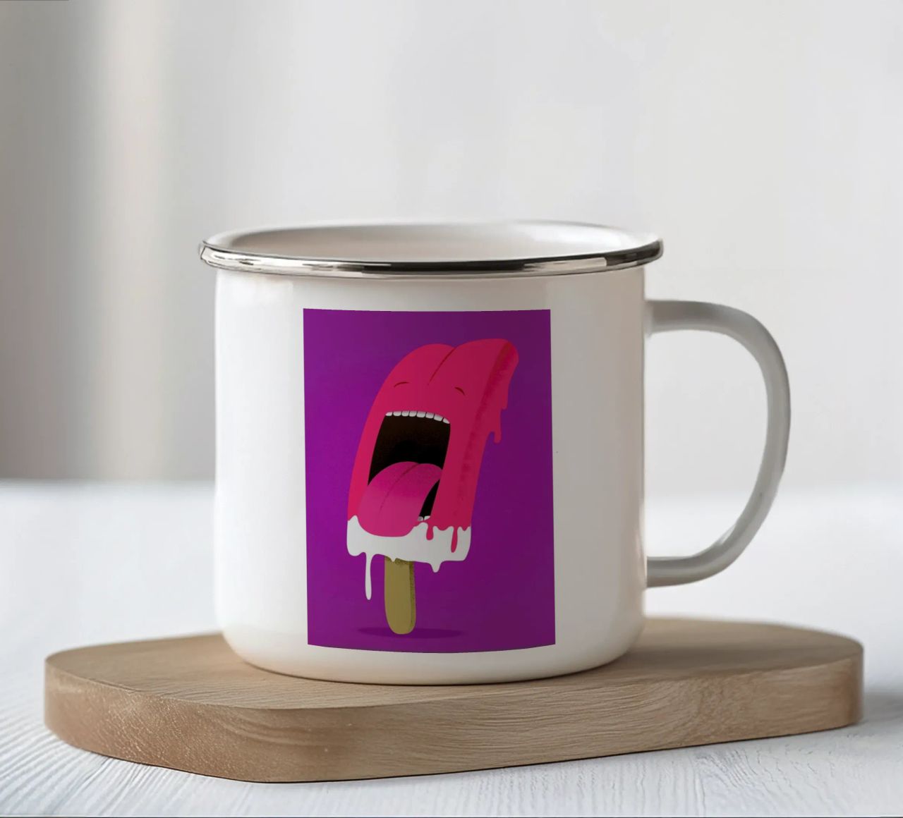 iScream tazza in smalto da Róbert Farkas