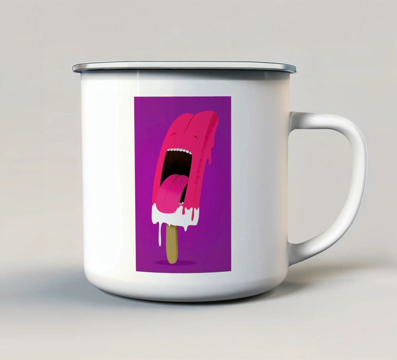iScream tazza in smalto da Róbert Farkas