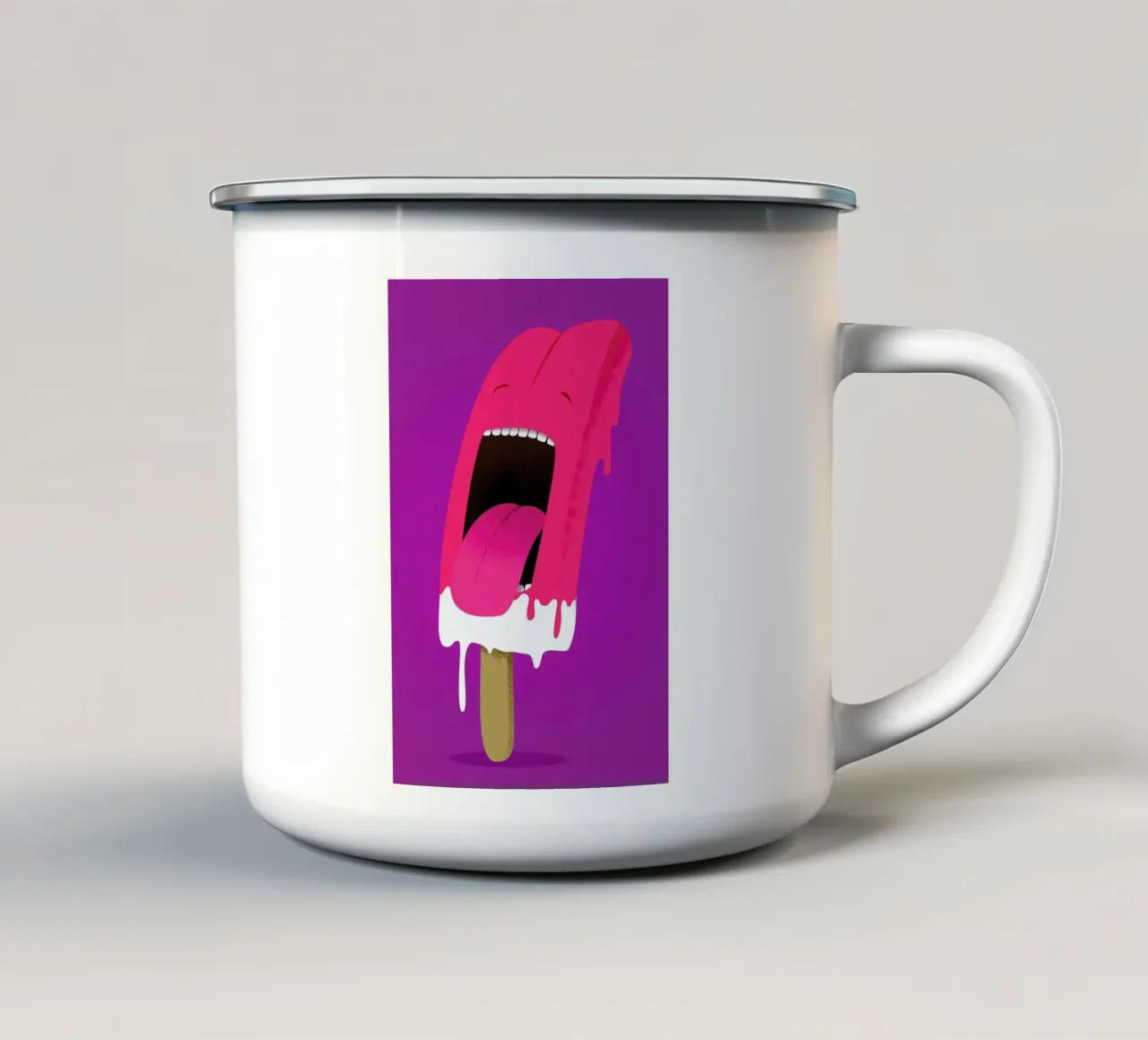 iScream tazza in smalto da Róbert Farkas