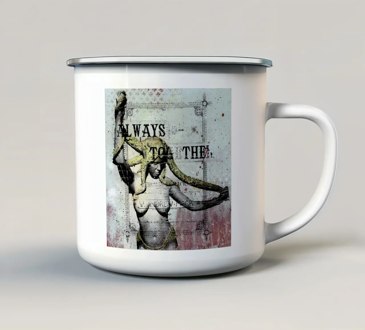 Always tazza in smalto da Tameo