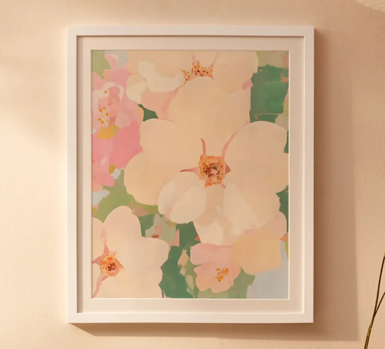 Il fiore più tenero, dipinto floreale botanico a pastello carta hahnemühle da 83oranges