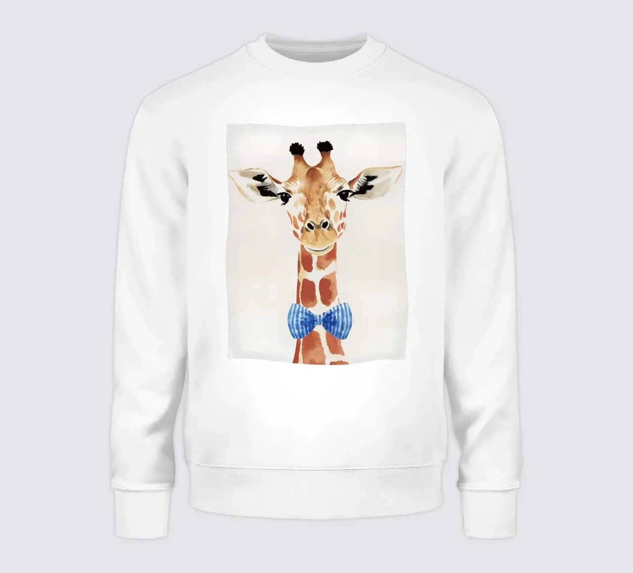Giraffa gentile con fiocco felpa da KidzStudio