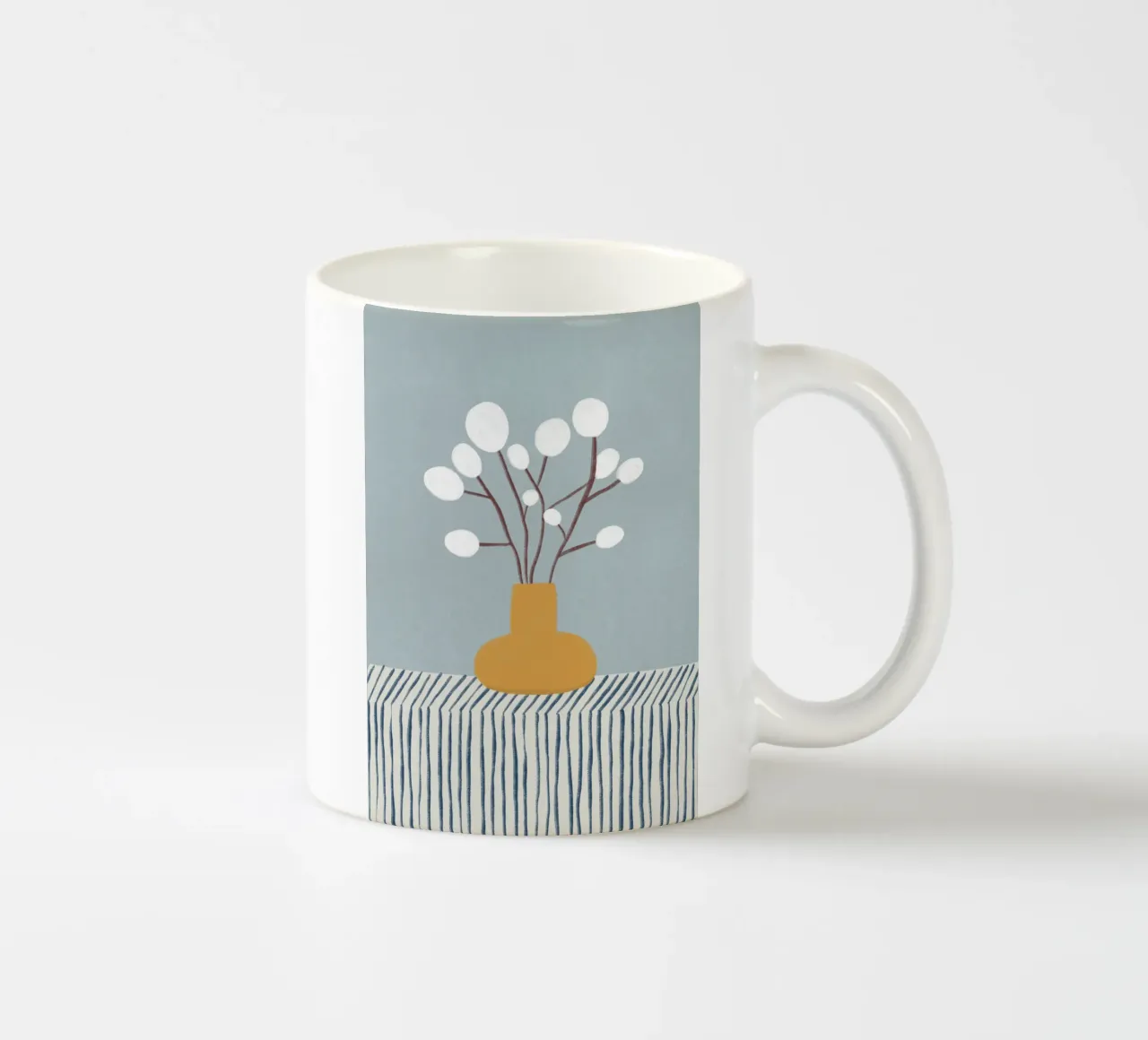 Palmenkätzchen - Blumenvase tazza in ceramica da BAINAI