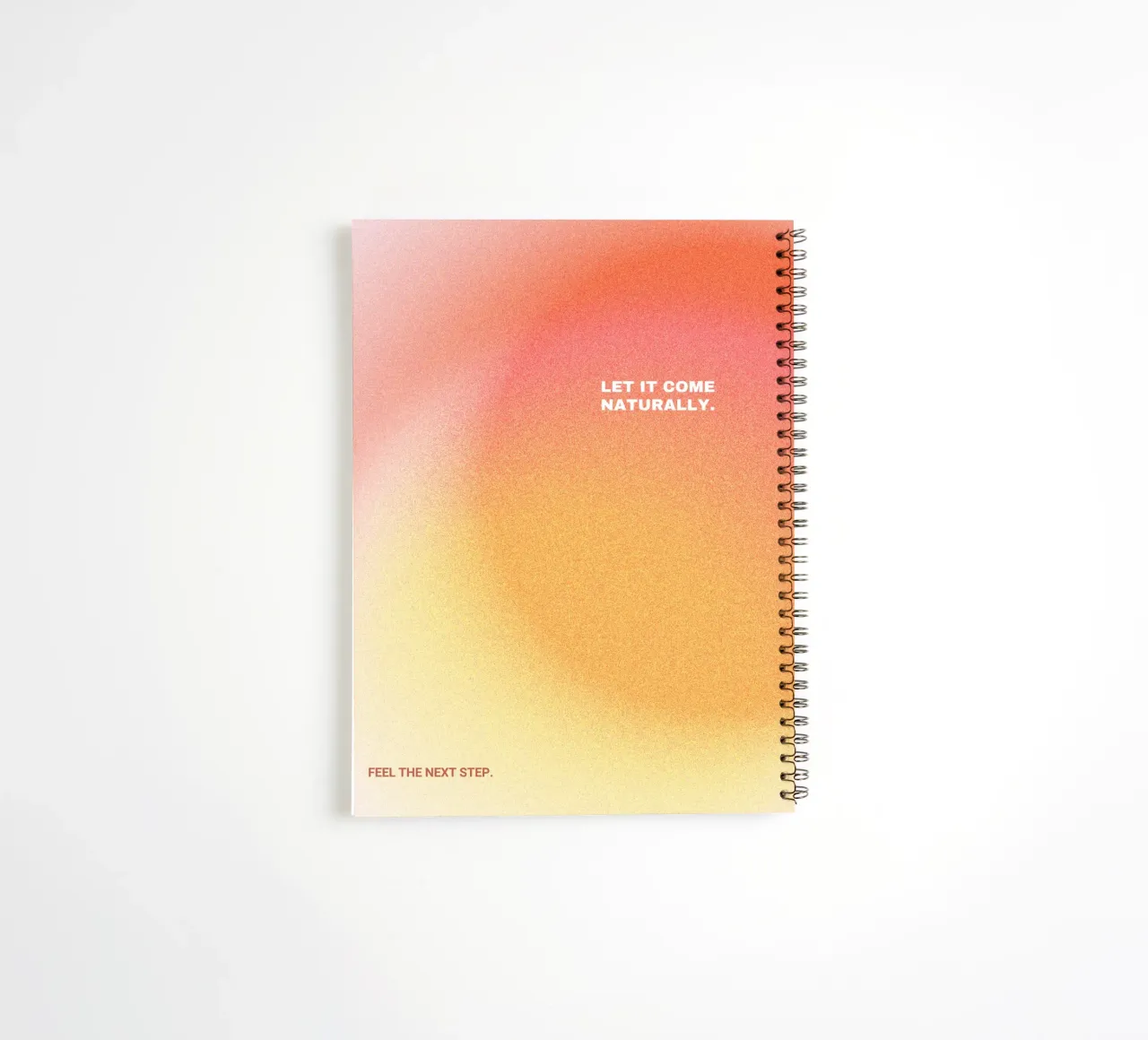 feel in and do it spiral notebook by Ambition Wall