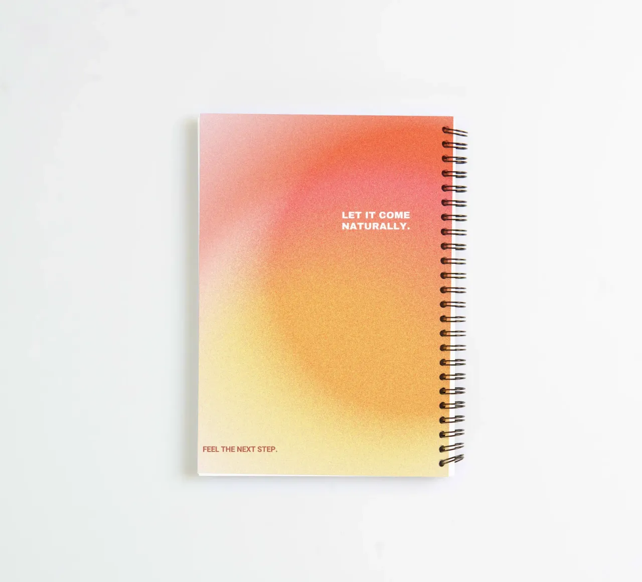 feel in and do it spiral notebook by Ambition Wall