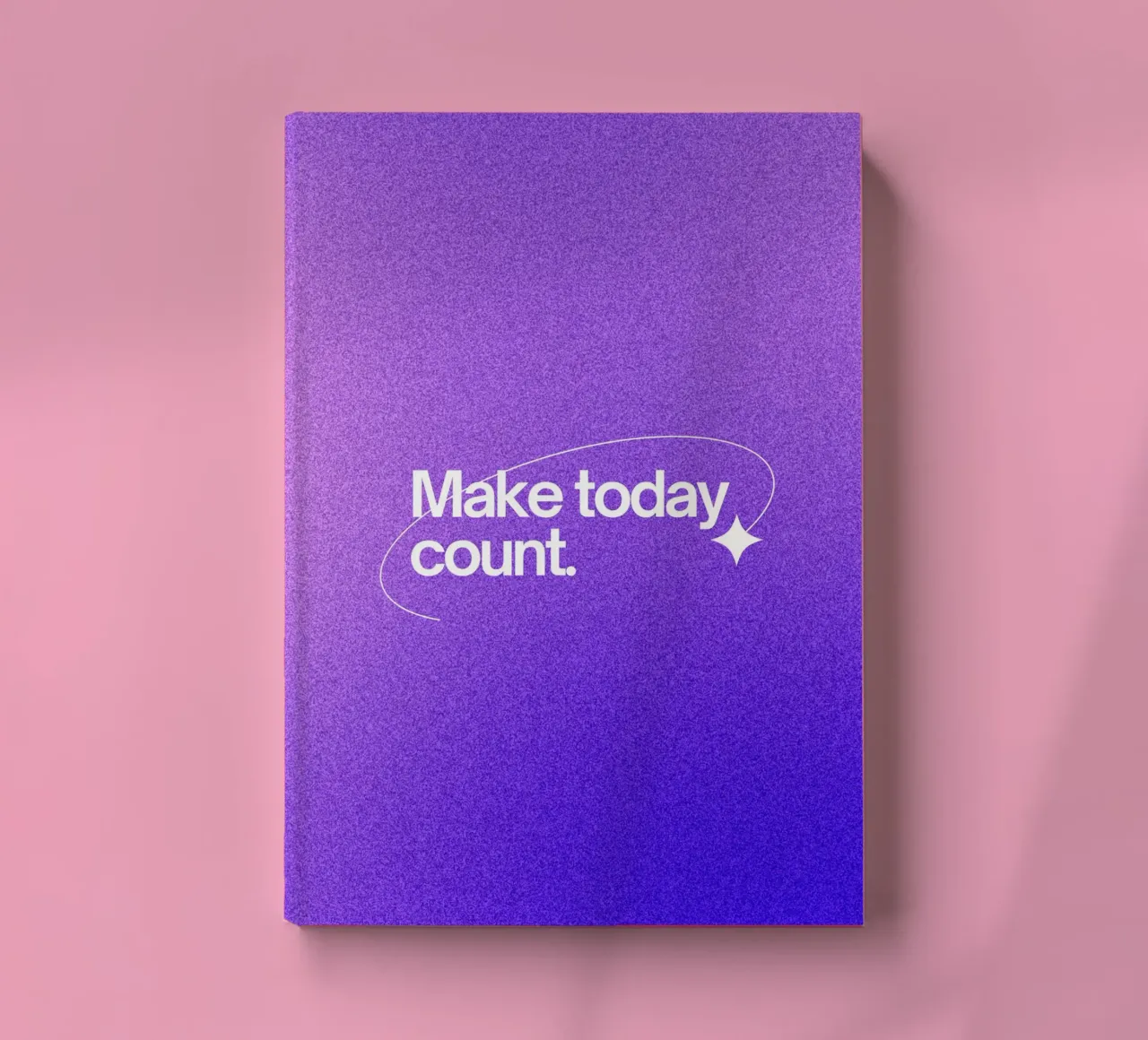 make today count notebook by Ambition Wall