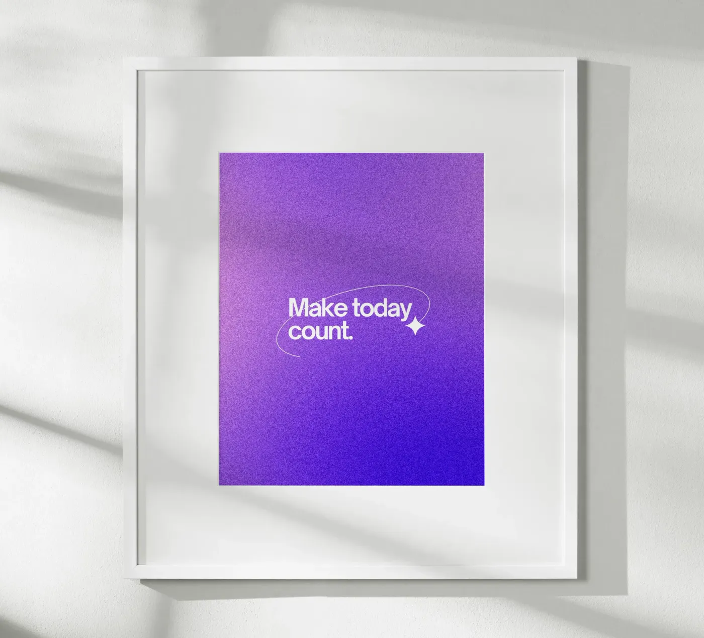 make today count Poster von pixelflow