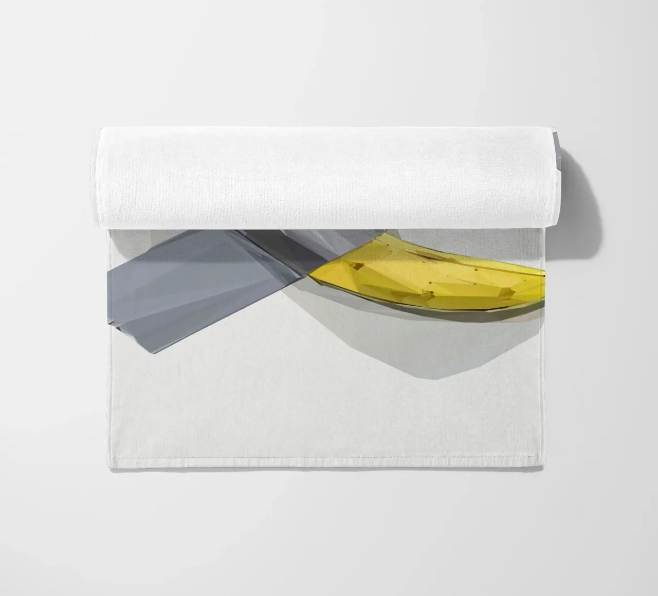 Banana on the wall telo mare da Low poly art