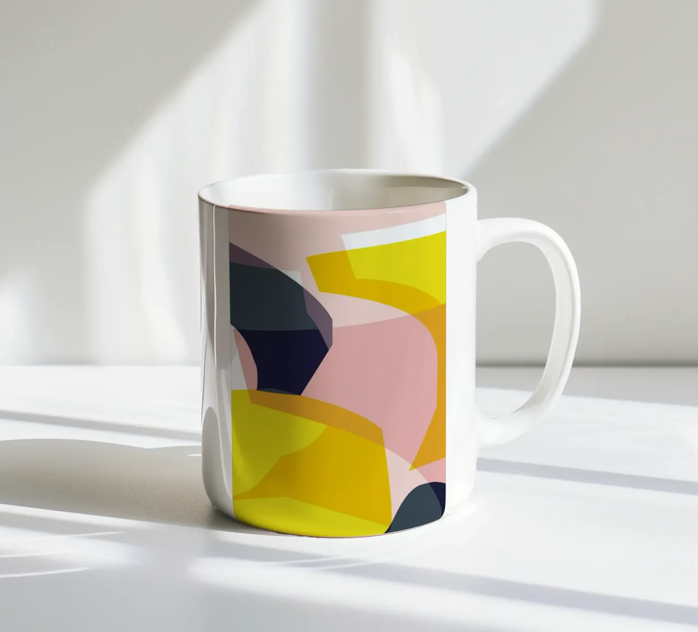 Composite 2 ceramic mug by Jonathan Lawes