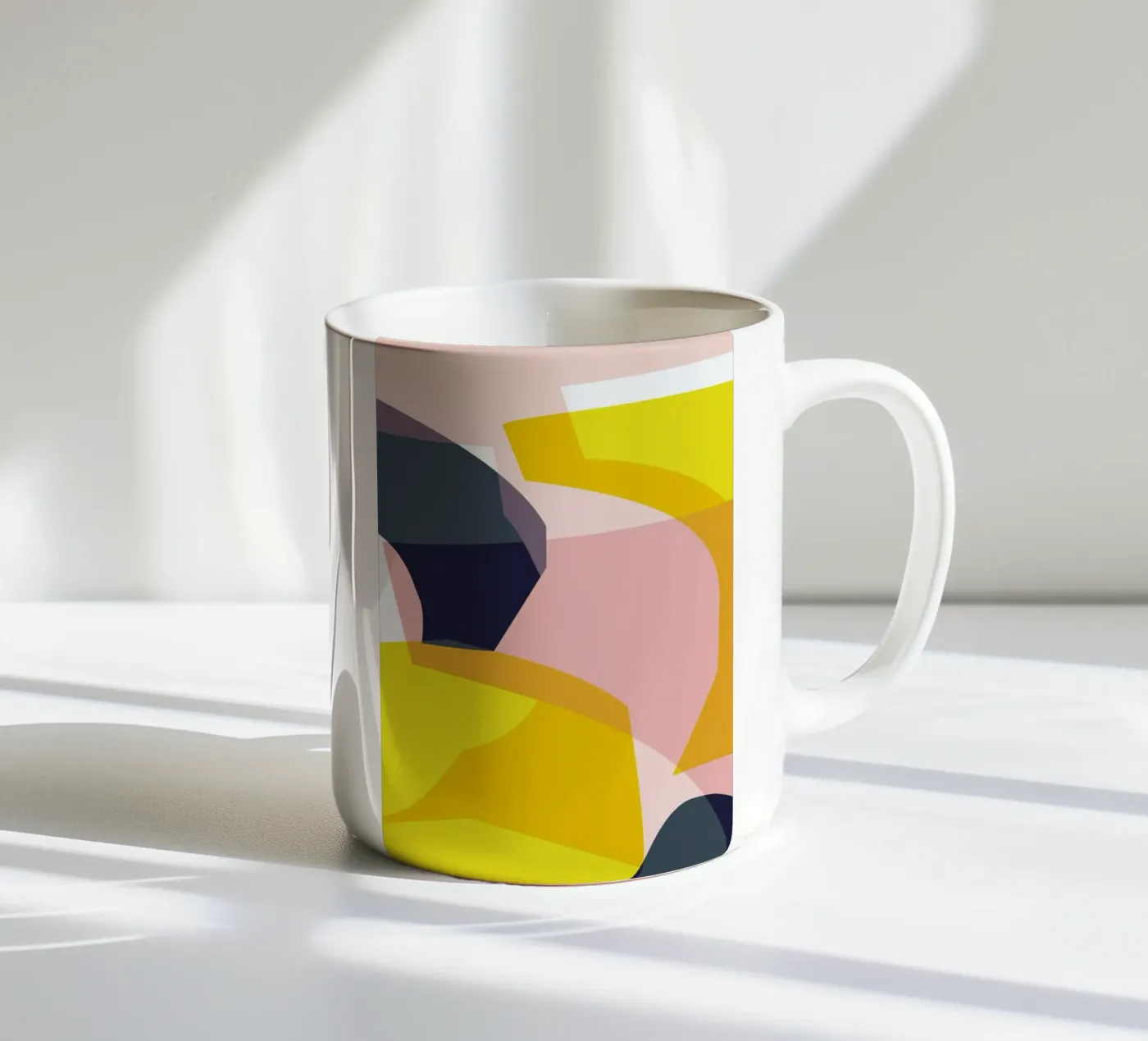 Composite 2 ceramic mug by Jonathan Lawes