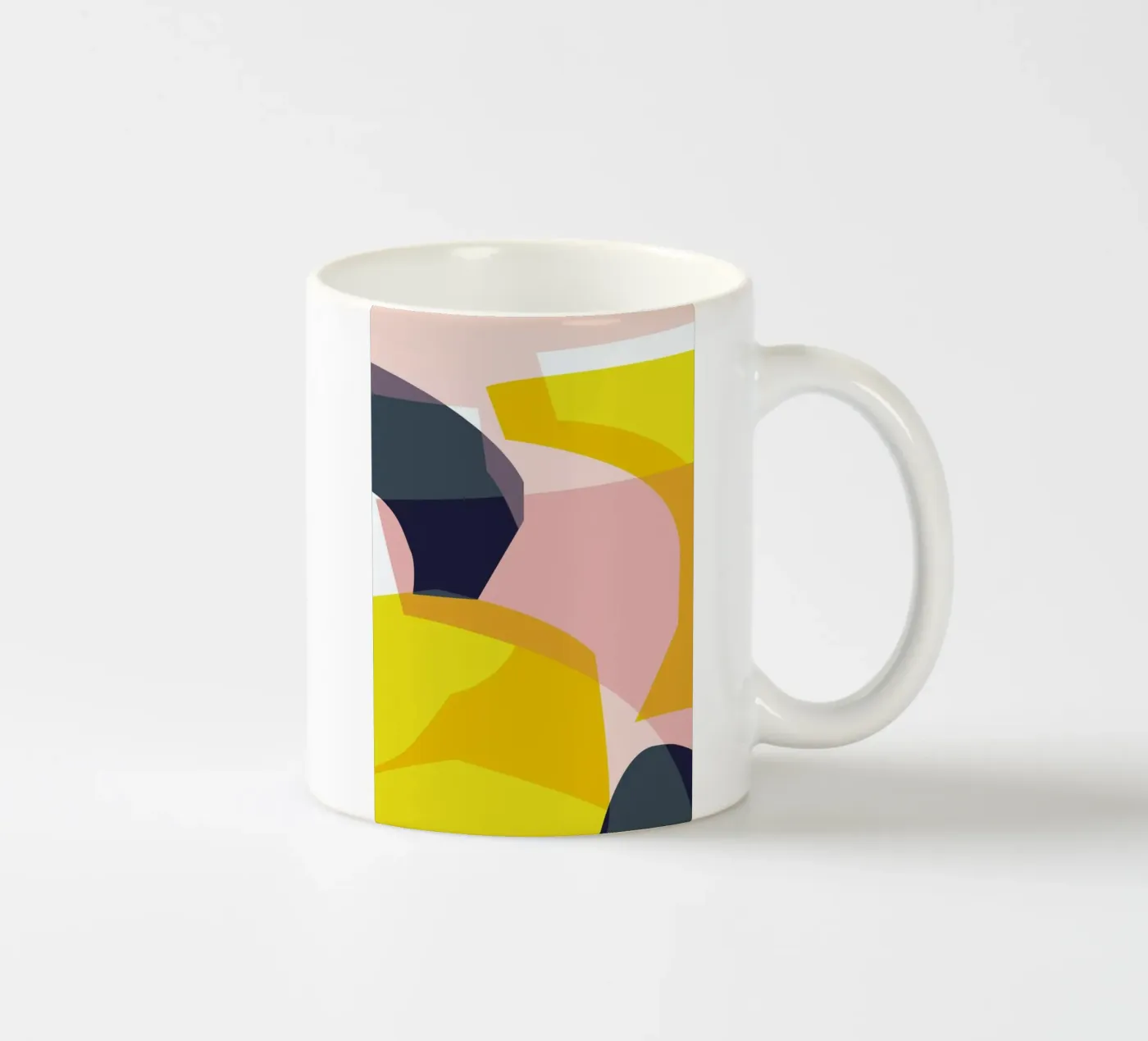 Composite 2 ceramic mug by Jonathan Lawes