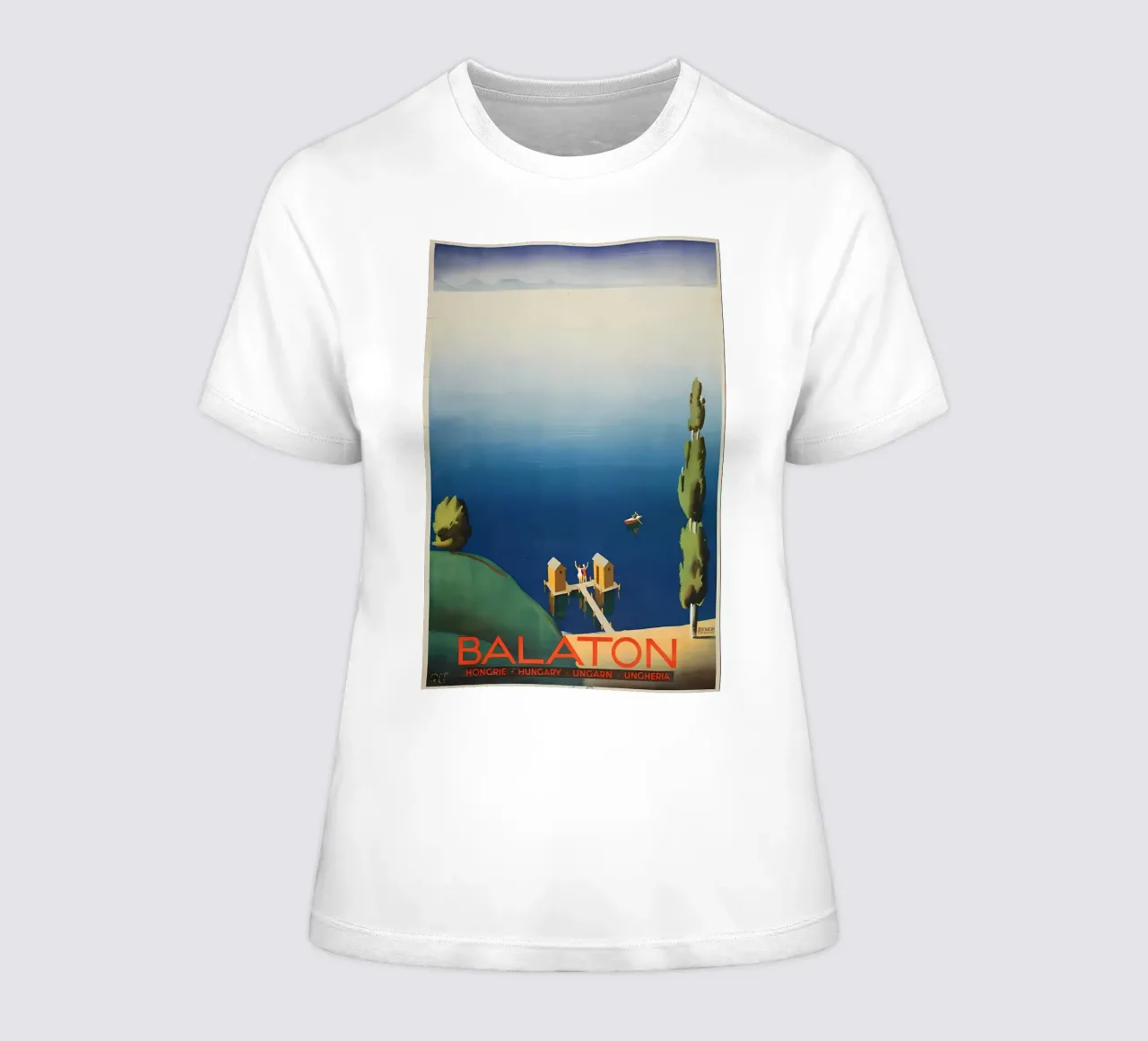 Balaton (Plattensee) Frauen T-Shirt von bonglantrungmuoi
