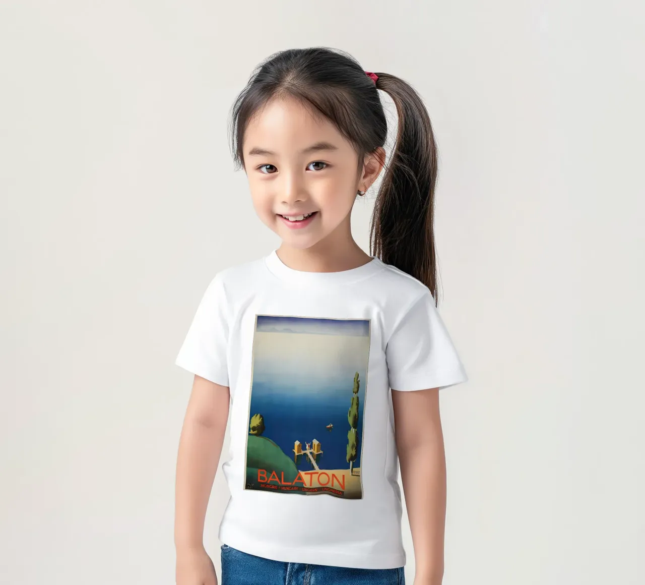 Lago Balaton t-shirt bambini da bonglantrungmuoi