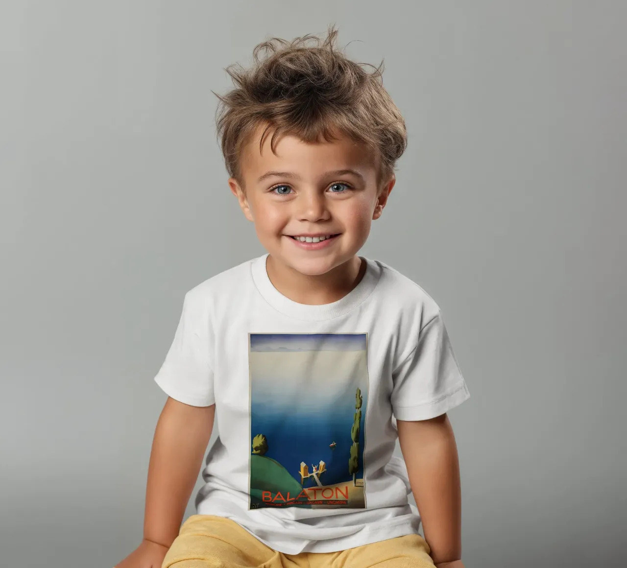 Lago Balaton t-shirt bambini da bonglantrungmuoi