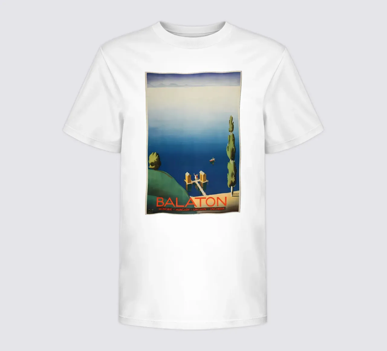 Lago Balaton t-shirt bambini da bonglantrungmuoi