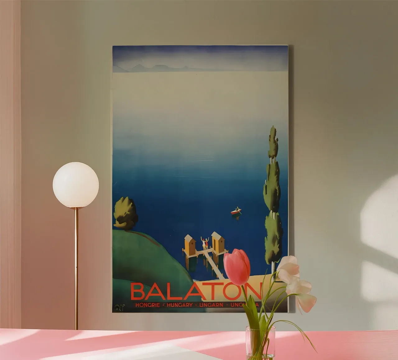Balatonmeer canvas van bonglantrungmuoi