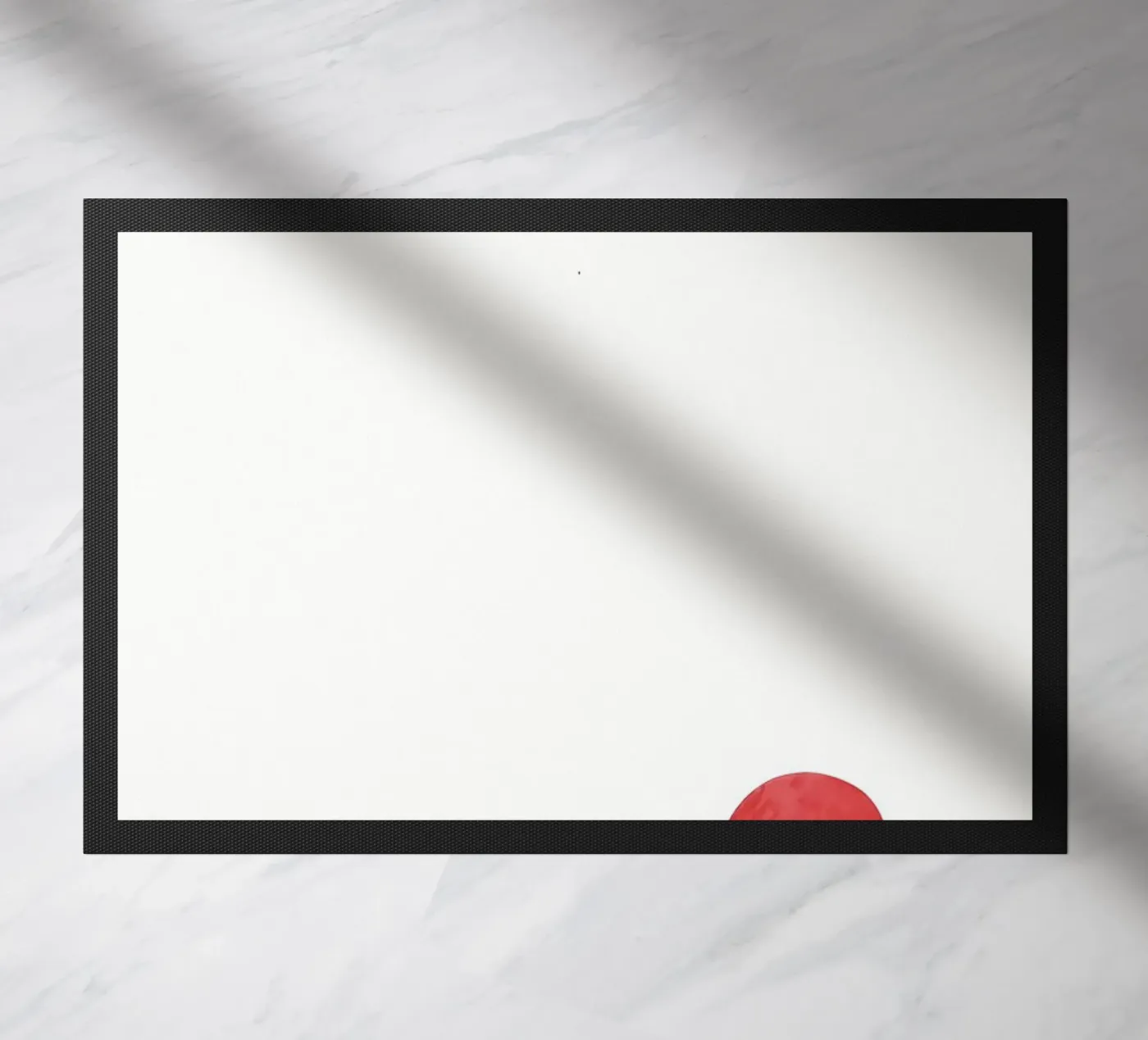 balloon red doormat by bonglantrungmuoi