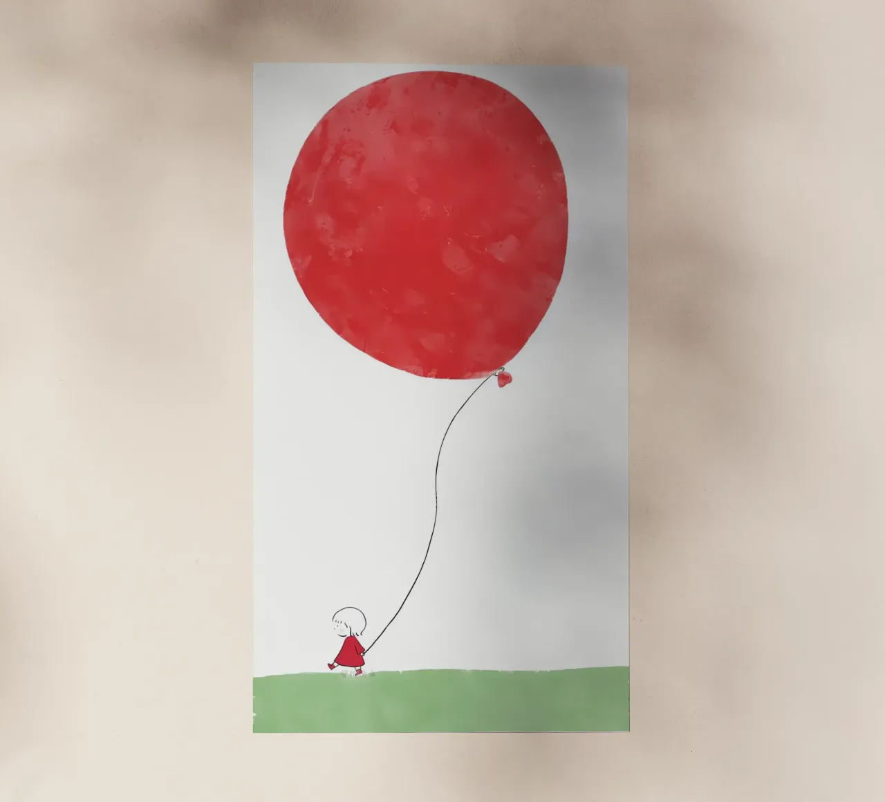 palloncino rosso pellicola backlit da bonglantrungmuoi
