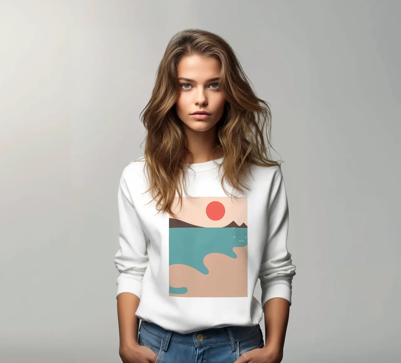 Strand Sweatshirt von bonglantrungmuoi