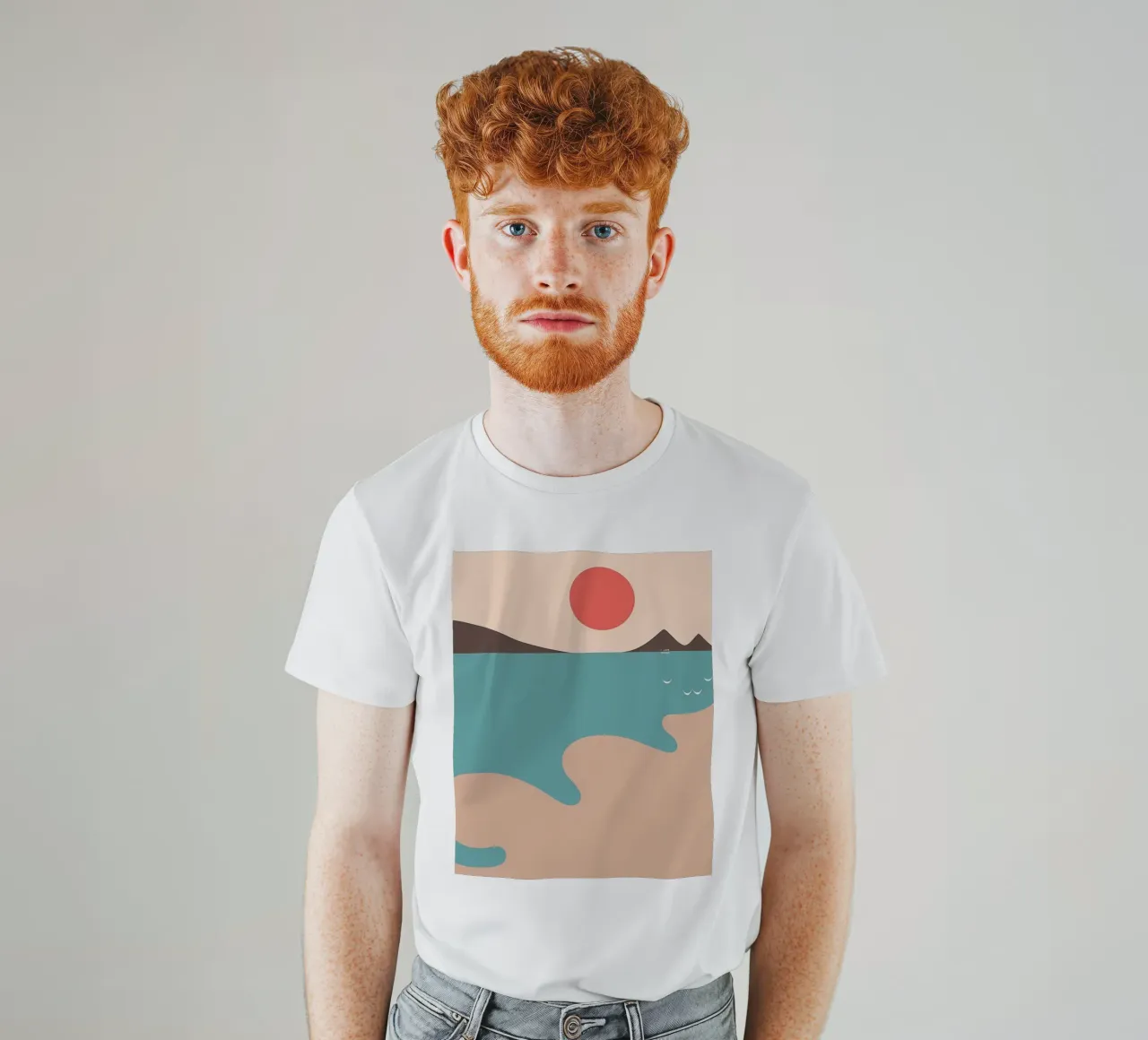 spiaggia t-shirt da bonglantrungmuoi