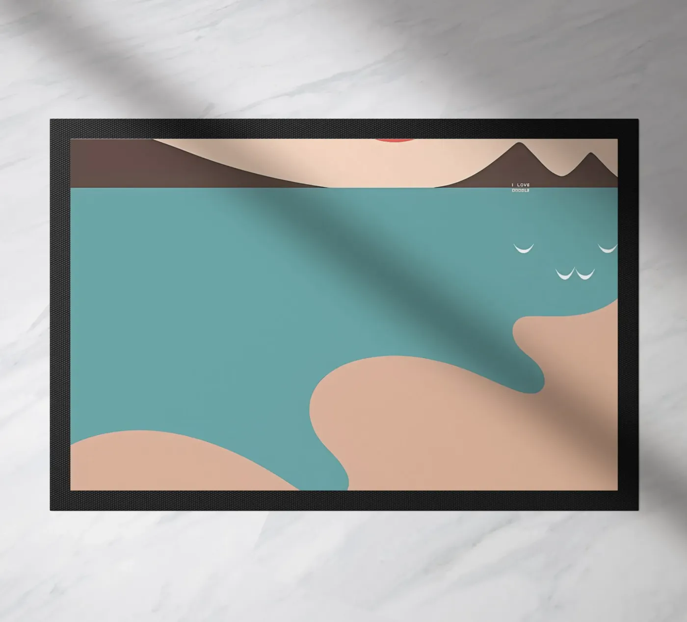 beach doormat by bonglantrungmuoi