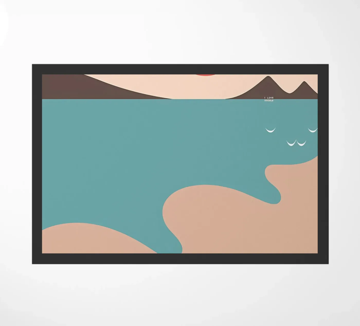 beach doormat by bonglantrungmuoi