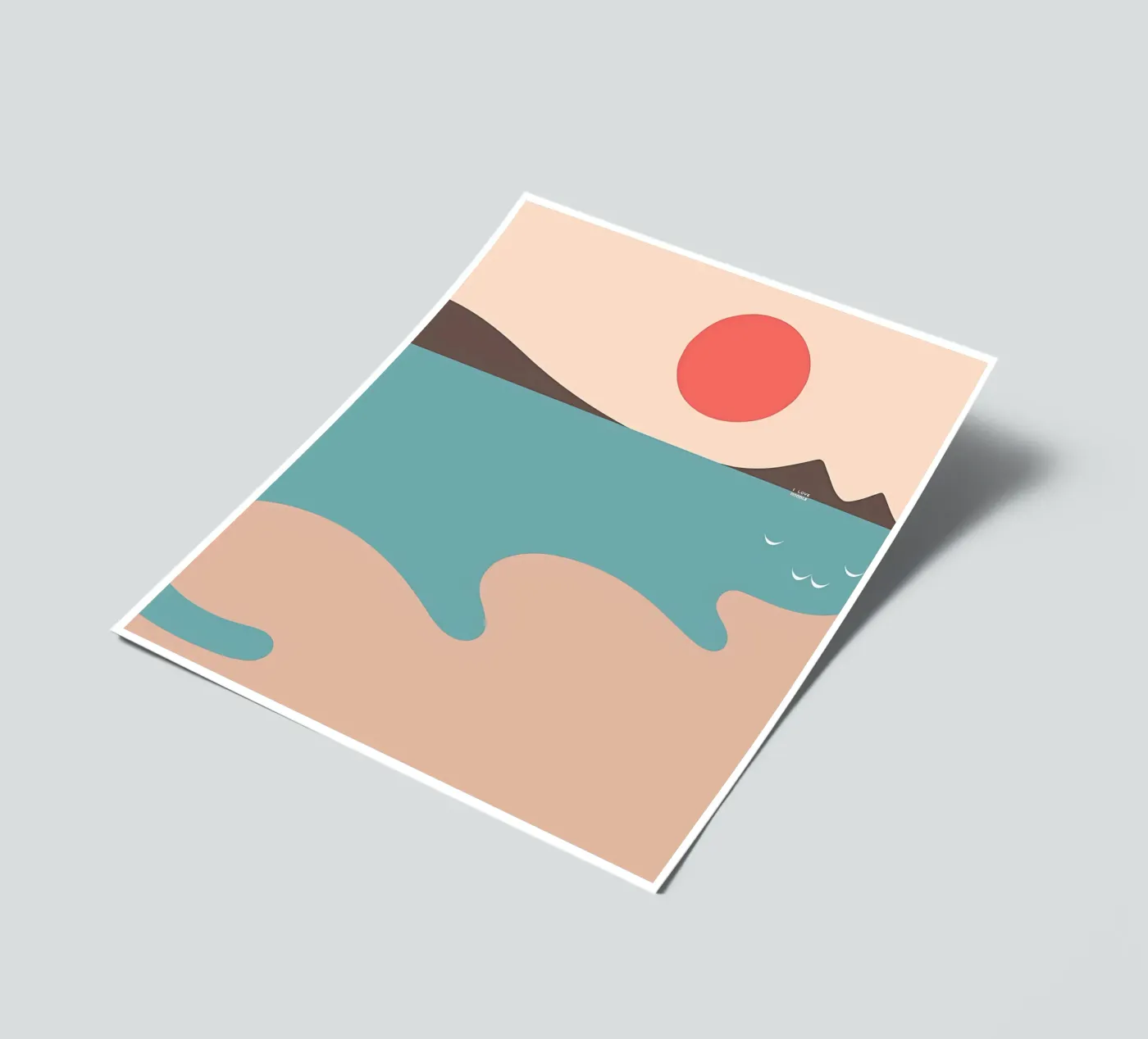 beach sticker sheet by bonglantrungmuoi