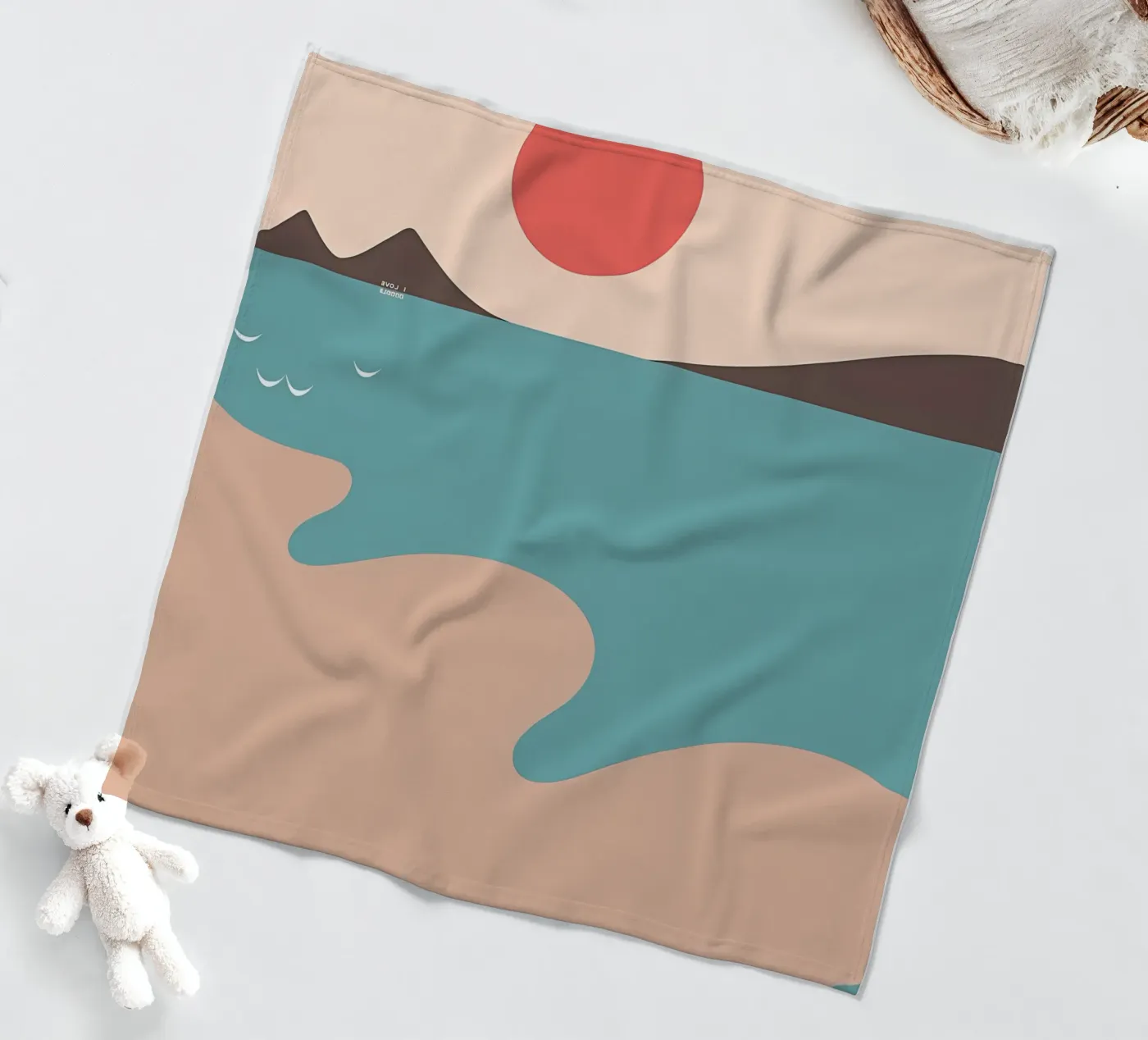 Strand Fleecedecke von bonglantrungmuoi