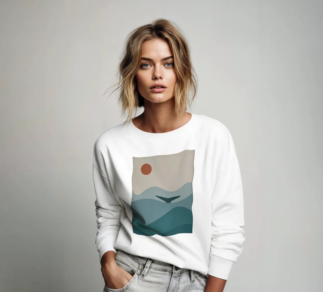 beach sweatshirt by bonglantrungmuoi